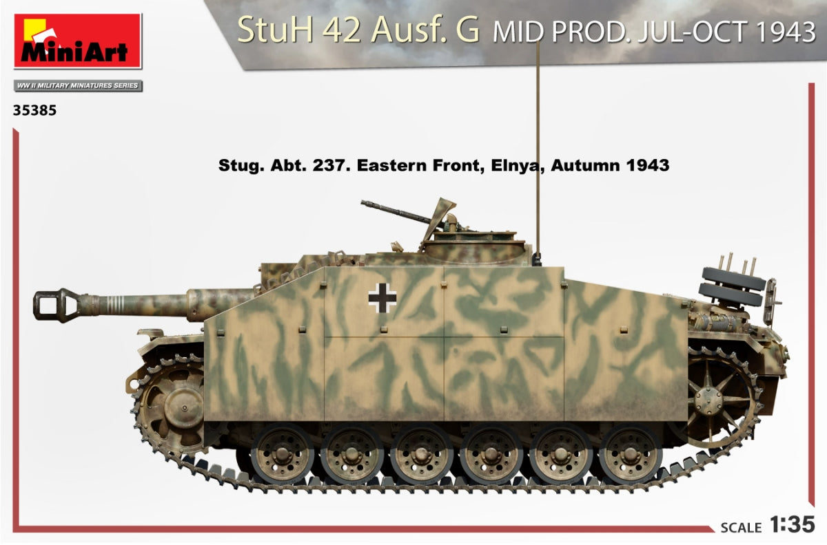 MiniArt 35385 StuH 42 Ausf. G MID PRODUIT PAR JUILLET-OCTOBRE 1943 1/35 – immagine 9