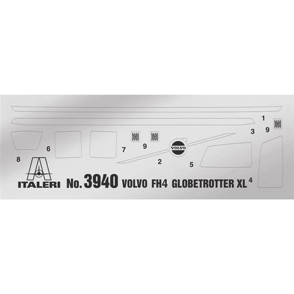 Italeri 3940 VOLVO FH4 GLOBETROTTER XL 1/24 – imagen 3