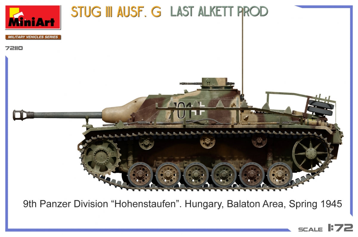 MiniArt 72110 StuG III Ausf. G Dernier Alkett Prod 1/72  – immagine 14