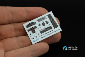 Intérieur imprimé en 3D et coloré sur papier décalcomanie Quinta Studio QD48224 F-104S/ASA-M (Kinetic) 1/48  – imagen 3