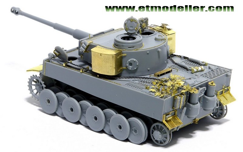 Maquette ET E72-006 Tigre allemand de la Seconde Guerre mondiale, production initiale pour DRAGON 7370 au 1/72 – image 2