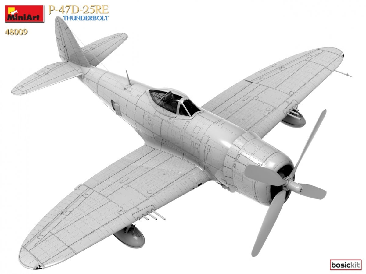 MiniArt 48009 P-47D-25RE THUNDERBOLT. KIT DE BASE 1/48  – immagine 13