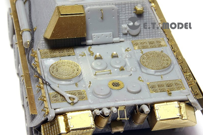 Maquette ET Model E72-011 Jagdpanther allemand de la Seconde Guerre mondiale (première production) pour kit DRAGON au 1/72 – image 6