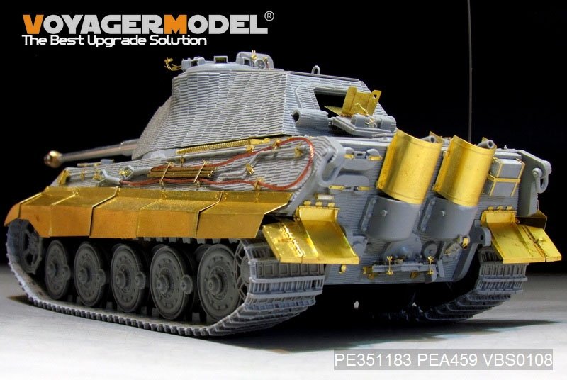 Maquette Voyager PE351183 Char King Tiger allemand de la Seconde Guerre mondiale (tourelle Porsche) (pour kit DRAGON/ZVEZDA) 1/35 – imagen 3