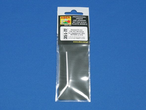 Aber 35L-077 German 75 mm Pak39 L/48 barrel for Hetzer or E10 1/35 – zdjęcie 5