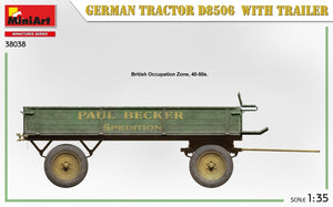 MiniArt 38038 Tracteur allemand D8506 avec remorque 1/35 – image 7