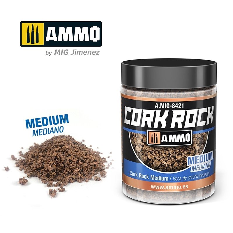 AMMO de Mig Jimenez 8421 CREATE CORK Cork Rock Medium 100ml