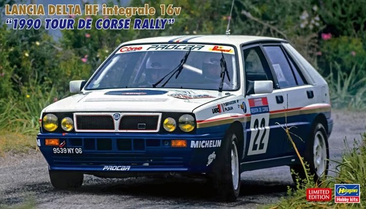 Hasegawa 20573 Lancia Delta HF Integrale 16v 1990 Touré de Corse Rallye 1/24