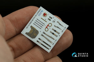 Intérieur imprimé en 3D et coloré sur papier décalcomanie Quinta Studio QD48245 F-4EJ Kai (ZM SWS) 1/48 – immagine 16