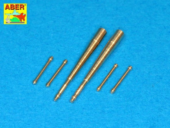 Aber A72 009 B wing (2 variantes) armement pour chasseur britannique Spitfire Mk.I à V ; Hispano 20 mm x 2 (2 variantes) ; Browning .30 pointes x 4 (1/72)