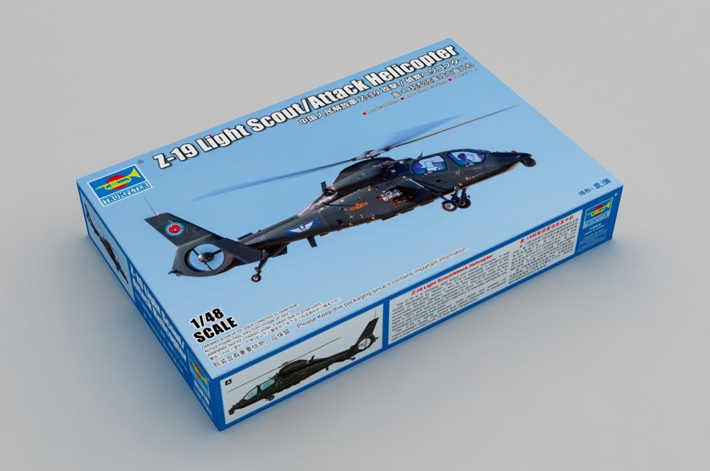 Trumpeter 05819 Z-19 Hélicoptère léger de reconnaissance/attaque 1/48 – image 2