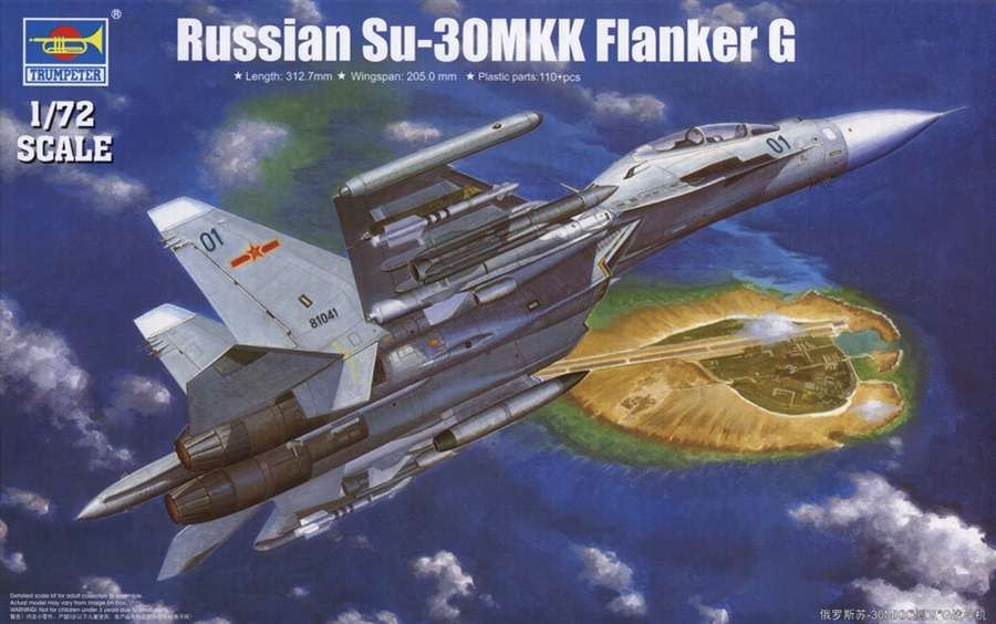 Trumpeter 01659 Su-30MKK Flanker G russe (1/72)