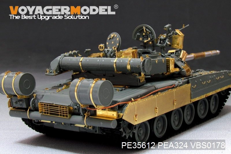 Jupe latérale pour char de combat principal soviétique/russe T-80U, modèle Voyager PEA324 (pour X ACT XS35001), échelle 1/35 – Bild 3