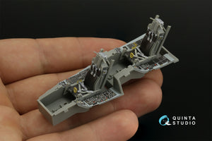 Intérieur imprimé en 3D et coloré pour le F-16D Block 50 de Quinta Studio QD48408 (outillage Kinetic 2022), échelle 1/48 – Bild 9