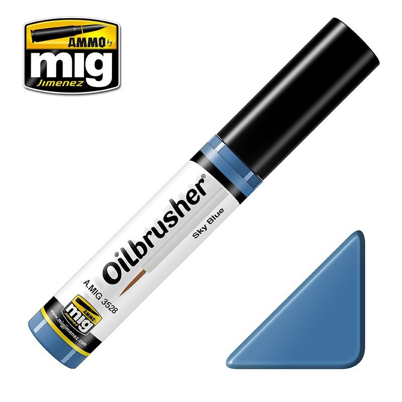 Munitions de Mig Jimenez 3528 Oilbrusher BLEU CIEL