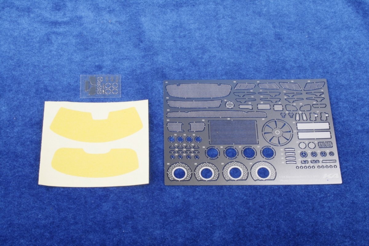 KA Models KE-24053 Mercedes SLS - Pièce photogravée de détail à l&amp;#39;échelle 1/24 – immagine 2
