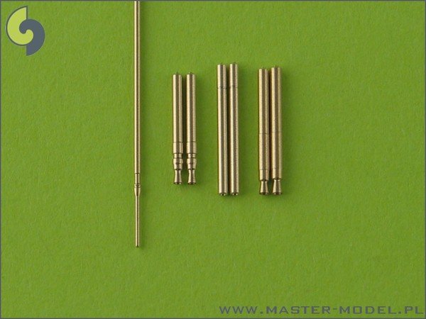 Ensemble d'armement Master AM-72-012 Fw 190 A2 - A5 (embouts de canon MG 17, MG FF, MG 151) et tube de Pitot