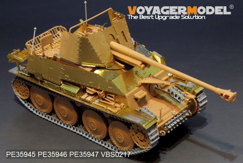 Maquette Voyager PE35945 Chasseur de chars allemand Marder III (Sd.Kfz.139) de la Seconde Guerre mondiale, à base de la maquette TAMIYA 35248 au 1/35 – Bild 8