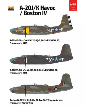 Maquette HK Models 01E040 A-20J/K Havoc / Boston IV 1/32 – image 11