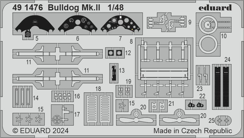 Eduard 491476 Bulldog Mk. II AIRFIX 1/48 – imagen 2