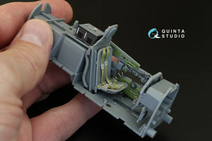Intérieur imprimé en 3D et coloré sur papier décalcomanie Quinta Studio QD32004 P-51D (version tardive) (pour maquette Tamiya) 1/32  – image 9