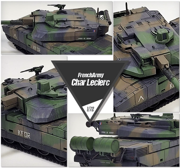 Academy 13427 Char Leclerc de l&amp;#39;armée française 1/72 – Bild 4
