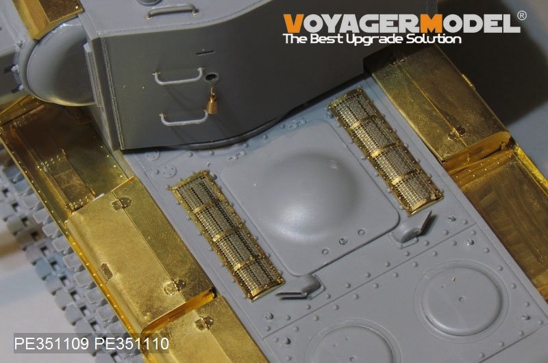 Kit de mise à niveau de base Voyager Model PE351109 pour KV-2 russe de la Seconde Guerre mondiale, compatible avec TRUMPETER au 1/35 – image 3