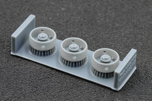 ScaleX WM 35023 Unimog 404 11.0R20 XOrdinary v2 Ordinary wheel set (for AK-Interactive, ICM, Revell) 1/35