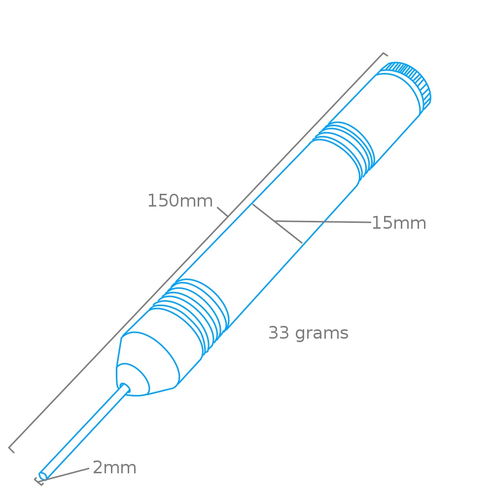 Poussoir à épingles Modelcraft PPU8174G avec 100 épingles en laiton – image 2