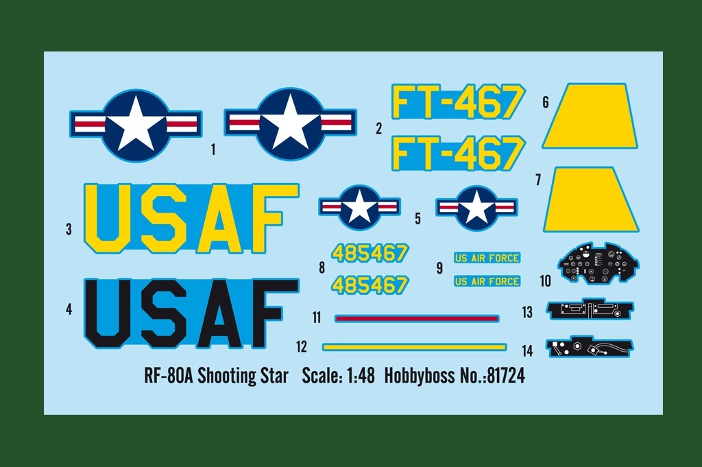 Hobby Boss 81724 RF-80A Shooting Star 1/48 – immagine 3