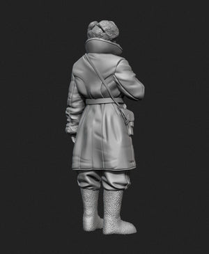 Panzer Art FI35-129 Officier de char soviétique en manteau de peau de mouton n° 1 1/35 – imagen 3
