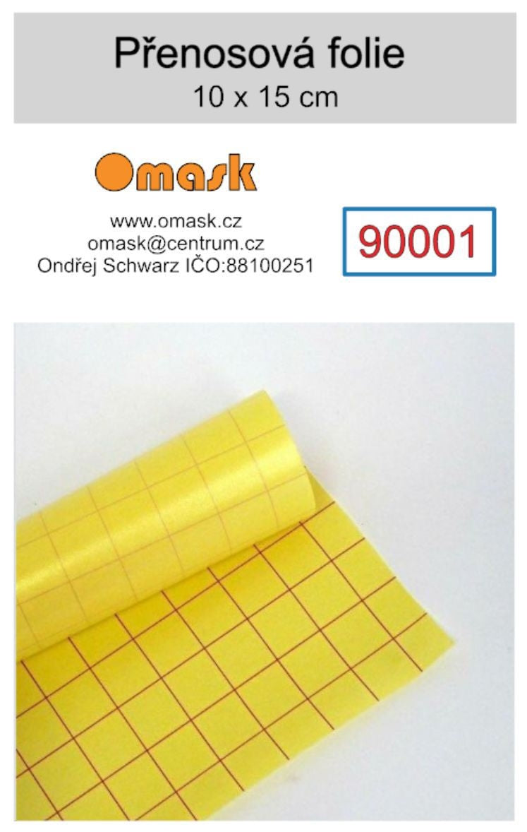 Feuille de transfert Omask 90001 (10x15cm)