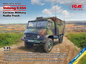 ICM 35137 Unimog S 404 Camion radio militaire allemand 1/35