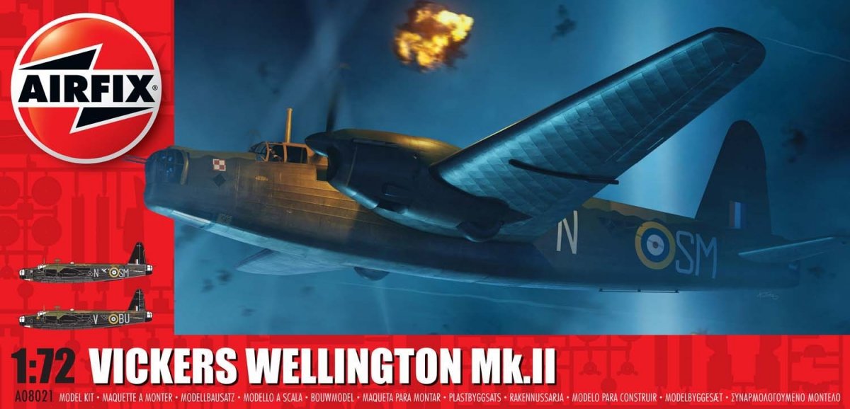 Airfix 08021 08021 Vickers Wellington Mk.II 1/72