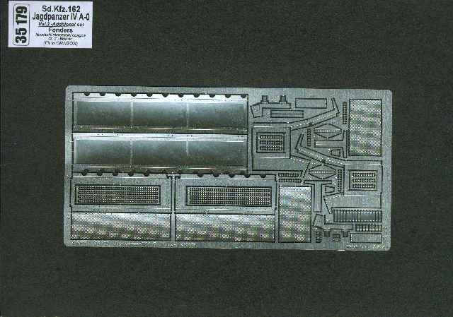 Aber 35179 chasseur de chars allemand Sd.Kfz.162 Jagdpanzer IV A-0 - vol. 2 - jeu supplémentaire - ailes (1/35)