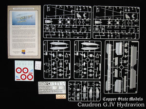 Maquette Copper State Models K1028 Caudron G.IV Hydravion 1/48