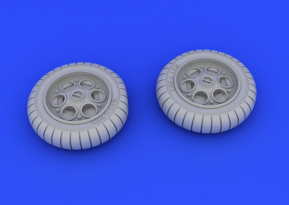 Roues Eduard 648152 Fw 190 début 1/48 (EDUARD) – image 3