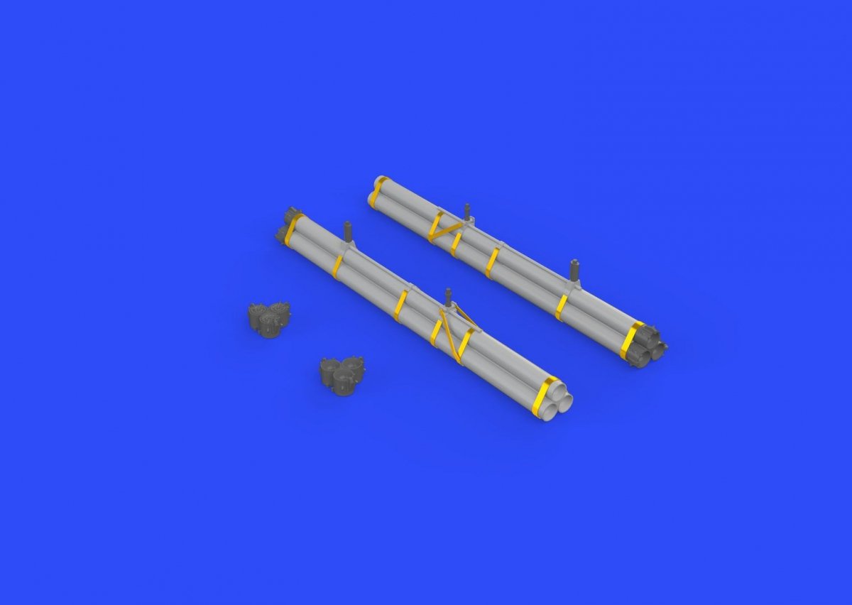 Lance-roquettes Bazooka Eduard 632089 pour P-47 HASEGAWA 1/32