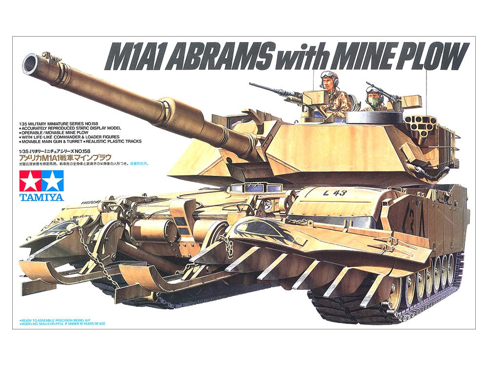 Tamiya 35158 US M1A1 Abrams avec chasse-mines (1/35) – immagine 2