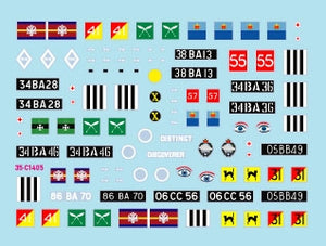 Star Decals 35-C1405 Ferret Mk 2/2 et Mk 2/3 Voitures de reconnaissance. Malaisie et Indonésie - Urgence et confrontation dans les années 1950-1960 1/35 – immagine 2