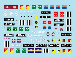 Star Decals 35-C1405 Ferret Mk 2/2 et Mk 2/3 Voitures de reconnaissance. Malaisie et Indonésie - Urgence et confrontation dans les années 1950-1960 1/35 – immagine 2