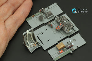 Quinta Studio QD32198 P-47D Thunderbolt Bubbletop Late, intérieur coloré imprimé en 3D sur papier décalcomanie (Hasegawa), échelle 1/32 – image 9