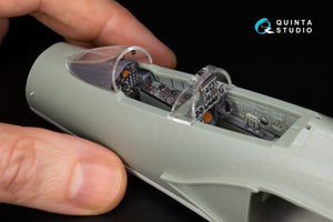 Intérieur imprimé en 3D et coloré sur papier décalcomanie (Academy) du F-4J Phantom II de Quinta Studio QD+48489 (avec pièces en résine imprimées en 3D) à l&amp;#39;échelle 1/48 – image 13