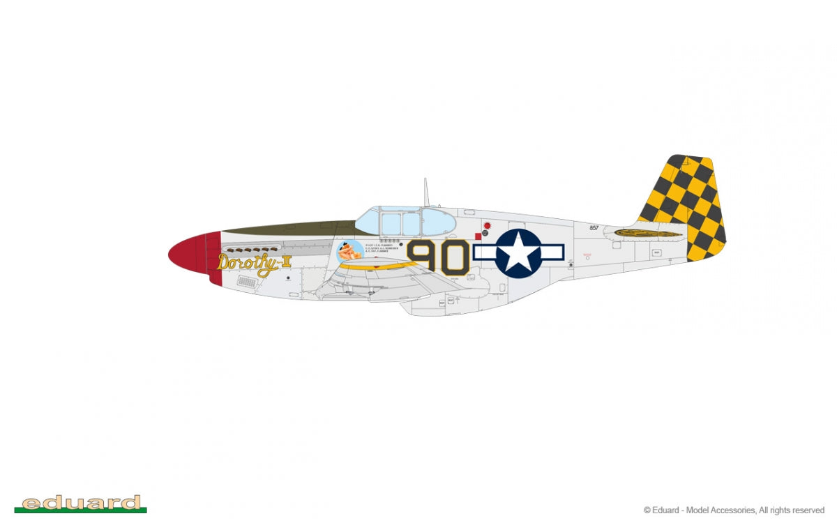 Verrière Birdcage Eduard 82107 pour P-51B Mustang, échelle 1/48 – image 6