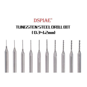 Jeu de forets en acier au tungstène DSPIAE DB-03 de 0,3 à 1,2 mm – image 2