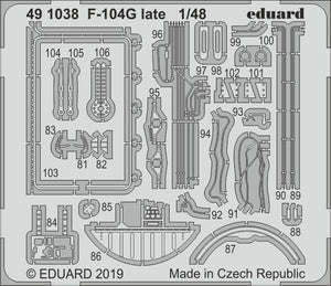 Eduard 491038 F-104G fin 1/48 KINETIC MODEL  – image 2