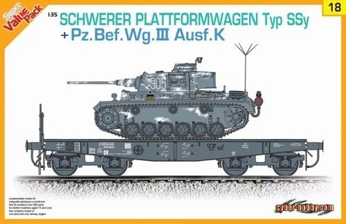 Cyber ​​​​Hobby 9118 Schwerer Plattformwagen Type SSy (1/35)