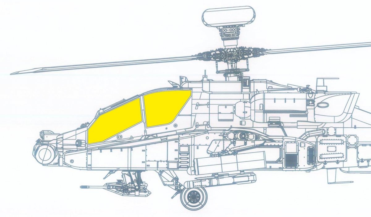 Eduard BIG33154 AH-64E TAKOM 1/35 – immagine 7