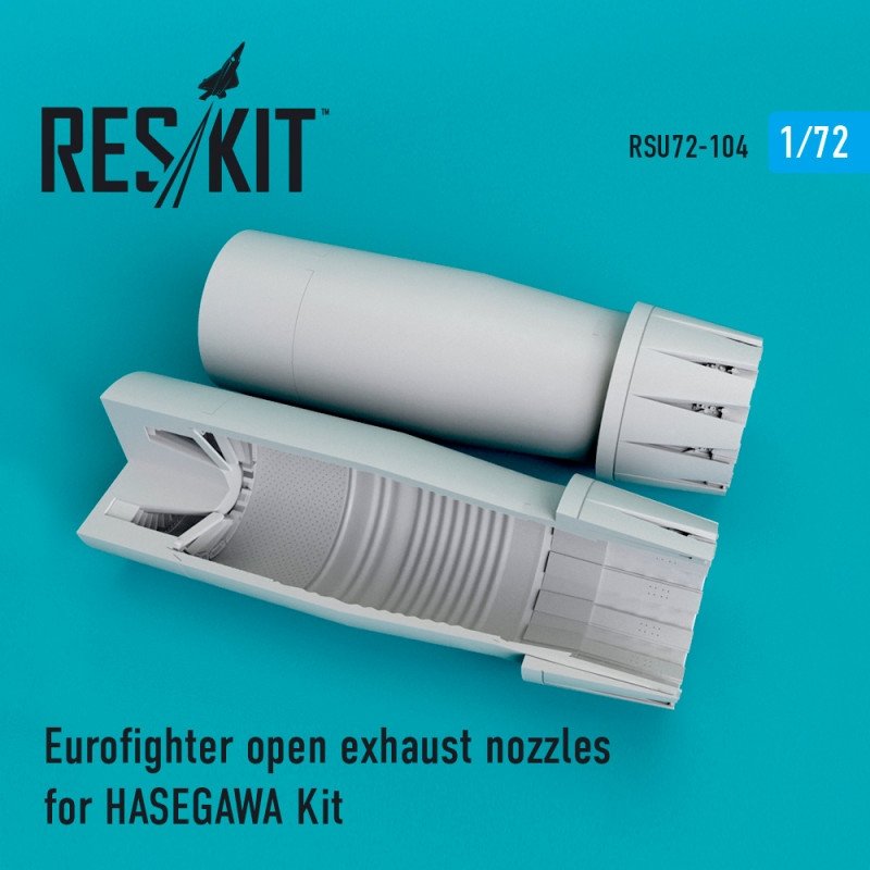 RESKIT RSU72-0106 Tuyères d&amp;#39;échappement ouvertes pour Eurofighter (Hasegawa 1/72)