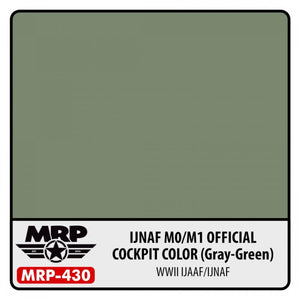 Peinture MR. Paint MRP-430 IJNAF M0/M1 Couleur officielle pour cockpit (gris-vert) 30 ml